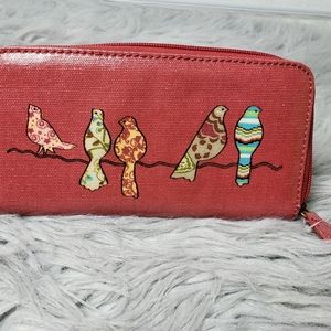 Moriposa bird wallet